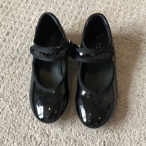 Black Patent Ballet Shoes - Toddler Size 10